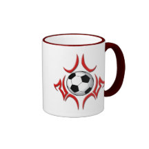 SOCCER BALL COFFEE MUGS