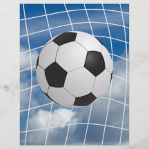 Soccer ball full color flyer