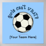 Soccer Ball in Black Print