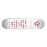 Soccer Ball in Pink Custom Skate Board