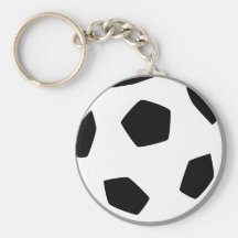Soccer ball key chain