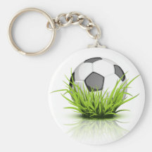 Soccer ball key chains