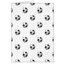 Soccer Ball Pattern: Greeting Cards