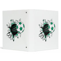 soccer ball ripping thru binders