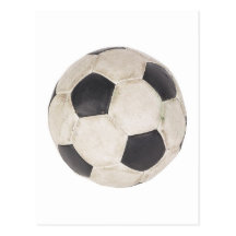 Soccer Ball Soccer Fan Football Footie Soccer Game Post Card