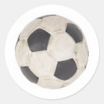 Soccer Ball Soccer Fan Football Footie Soccer Game Round Sticker