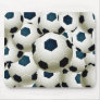 SOCCER BALLS COLLAGE MOUSE PAD