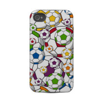 Soccer Balls Iphone Case Iphone 4 Tough Cover