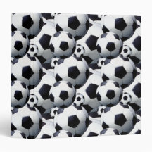 Soccer Balls Notebook Binders