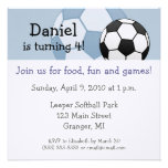 Soccer Birthday Party Invitations 5.25 in