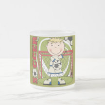 SOCCER - Blonde Boy Goalie Tshirts and Gifts Coffee Mugs
