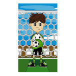 Soccer Boy Bookmark Business Card Templates