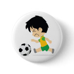 Soccer Boy Button
