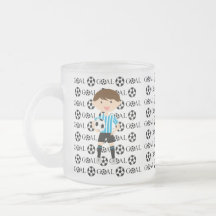 Soccer Boy Goal 1 Frosted Mug