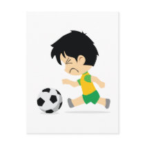 Soccer Boy Post Card