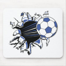 Soccer Burst T-shirts and Gifts Mouse Pad