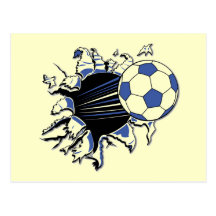 Soccer Burst T-shirts and Gifts Postcard