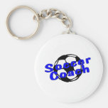 Soccer Coach (Blue) Keychain