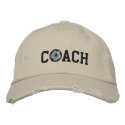 Soccer Coach Cap embroidered hats