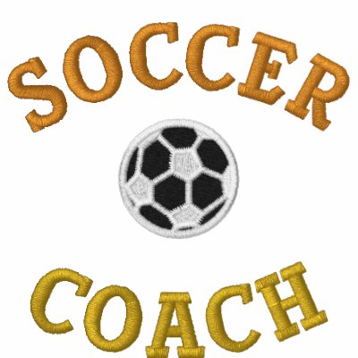 Soccer Coach Embroidered Polo Shirt