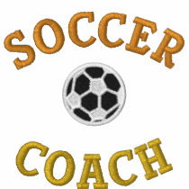 Soccer Coach Embroidered Polo Shirt
