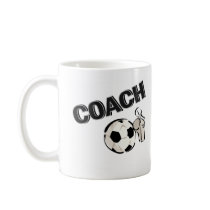 Soccer Coach (Whistle/Ball) Coffee Mugs