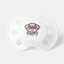 Soccer Croatia Baby Pacifier
