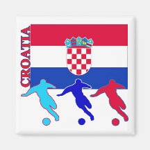 Soccer Croatia Fridge Magnet