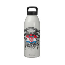Soccer Croatia Reusable Water Bottles