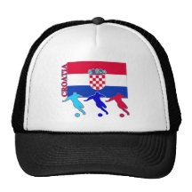 Soccer Croatia Trucker Hats