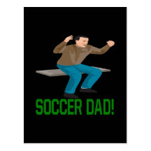 Soccer Dad Postcard