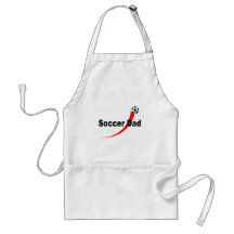 Soccer Dad (Red/Blk) Apron