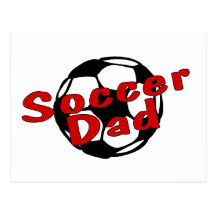 Soccer Dad (Red) Post Card