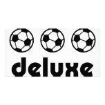 soccer deluxe icon photo card template