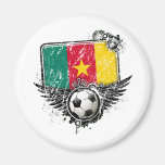 Soccer fan Cameroon Refrigerator Magnet