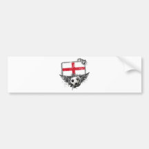 Soccer fan England Bumper Sticker