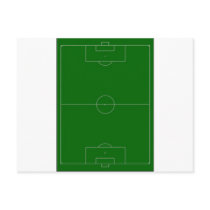 soccer field post cards