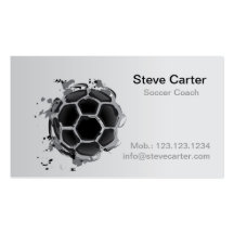 Soccer , Football Coach or Player Card Business Card Templates