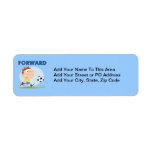 Soccer Forward T-shirts and Gifts Custom Return Address Labels