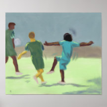 Soccer Game, Poster