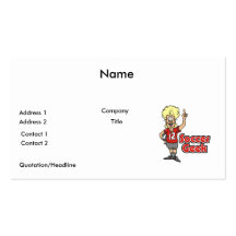 soccer geek girl business card