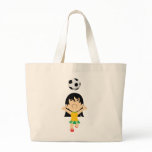 Soccer Girl Canvas Bag