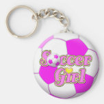 Soccer Girl Keychain