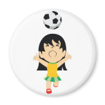 Soccer Girl magnets