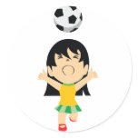Soccer Girl Sticker