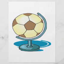 Soccer Globe Custom Flyer