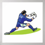 soccer goalie block graphic print
