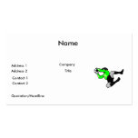 soccer goalie save graphic business card template
