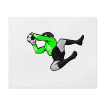 soccer goalie save graphic full colour flyer