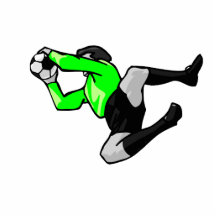 soccer goalie save graphic photo cut outs